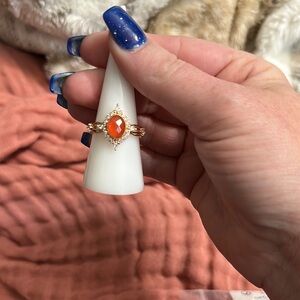 Bomb party - corrected Zen Gems size 8 - Genuine red quartz